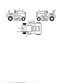 Decals parts for Poulan Front-Engine Lawn Tractor 96046000800-2007 from AppliancePartsPros.com