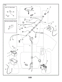 Electrical parts for Ariens Front-Engine Lawn Tractor 96046005400 from AppliancePartsPros.com