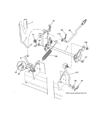 Mower Lift parts for Poulan Front-Engine Lawn Tractor 96046007500 from AppliancePartsPros.com