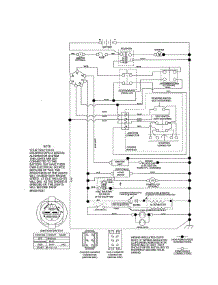 Schematic Diagram parts for Poulan Front-Engine Lawn Tractor 96046007600 from AppliancePartsPros.com