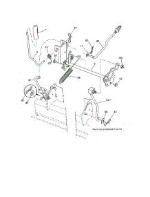 Mower Lift parts for Poulan Front-Engine Lawn Tractor 96046007700 from AppliancePartsPros.com
