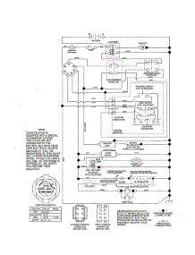 Schematic Diagram parts for Poulan Front-Engine Lawn Tractor 96046007700 from AppliancePartsPros.com