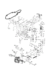 Drive parts for Rally Front-Engine Lawn Tractor 96061013000 from AppliancePartsPros.com