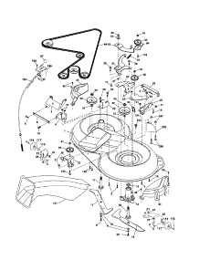Mower parts for Yard Pro Front-Engine Lawn Tractor 96061025600 from AppliancePartsPros.com
