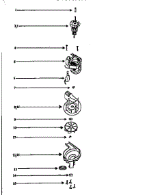 Fan And Motor parts for Eureka Upright Vacuum 9606BT from AppliancePartsPros.com
