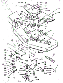 Fig. 44-Frame, Drive & Cutting-Components 9607441 & 9607442 parts for Ford Mower Attachment 9607442 from AppliancePartsPros.com