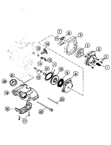Clutch,Starter Module & Fuel Tank parts for Ryobi Gas Line Trimmer 960R from AppliancePartsPros.com