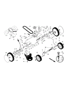 Gear Case / Drive Control / Wheels parts for Husqvarna Gas Walk-Behind Mower 96145000700 from AppliancePartsPros.com