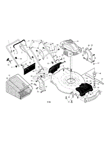 Engine / Housing / Handle parts for Husqvarna Gas Walk-Behind Mower 96145001500 from AppliancePartsPros.com