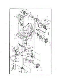 Mower Deck / Cutting Deck parts for Husqvarna Gas Walk-Behind Mower 96145003500 from AppliancePartsPros.com