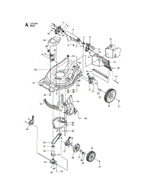 Mower Deck / Cutting Deck parts for Husqvarna Gas Walk-Behind Mower 96148006100 from AppliancePartsPros.com