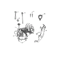Engine Assembly parts for Poulan Gas Snowblower 96182001702 from AppliancePartsPros.com