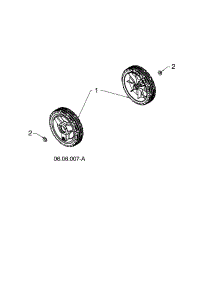 Frame Assembly parts for Husqvarna Gas Snowblower 96183000405 from AppliancePartsPros.com