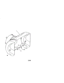 Auger Housing parts for Poulan Gas Snowblower 96192002901 from AppliancePartsPros.com