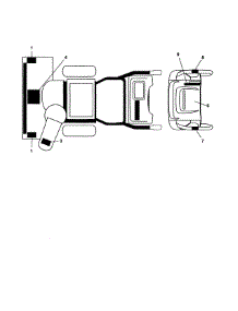 Decals parts for Poulan Gas Snowblower 96192002901 from AppliancePartsPros.com