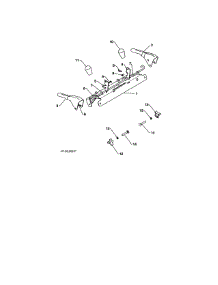 Control Panel / Levers parts for Poulan Gas Snowblower 96192003700 from AppliancePartsPros.com