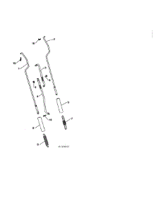 Impeller & Traction Rods parts for Poulan Gas Snowblower 96192003700 from AppliancePartsPros.com