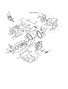 Drive parts for Poulan Gas Snowblower 96192003702 from AppliancePartsPros.com