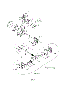 Impeller Assembly / Gearbox parts for Poulan Gas Snowblower 96192003703 from AppliancePartsPros.com