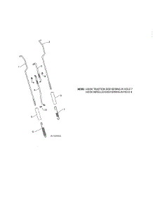 Rod Impeller & Traction Control parts for Poulan Gas Snowblower 96192003703 from AppliancePartsPros.com