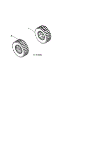 Wheels parts for Poulan Gas Snowblower 96192003703 from AppliancePartsPros.com