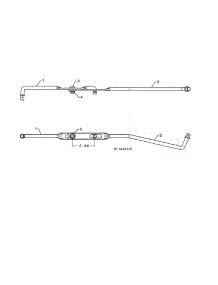Shifter Rods parts for Poulan Gas Snowblower 96192003703 from AppliancePartsPros.com