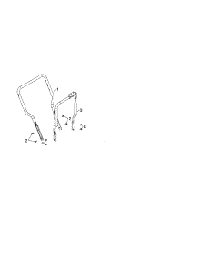 Lower Handle parts for Poulan Gas Snowblower 96192007104 from AppliancePartsPros.com