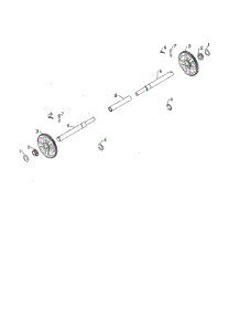 Axle parts for Poulan Gas Snowblower 96192007104 from AppliancePartsPros.com