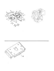 Engine / Frame / Mounting Plate parts for Poulan Gas Snowblower 96192007104 from AppliancePartsPros.com