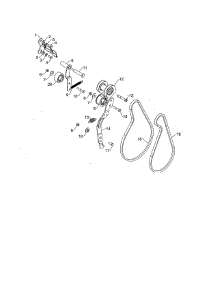 Pulleys parts for Poulan Gas Snowblower 96192007104 from AppliancePartsPros.com