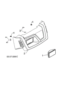 Flood Headlight parts for Poulan Gas Snowblower 96192009003 from AppliancePartsPros.com