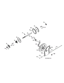 Drive parts for Poulan Gas Snowblower 96192009003 from AppliancePartsPros.com