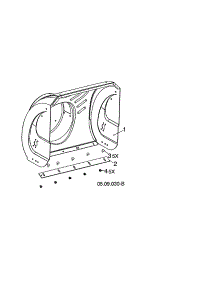 Auger Housing parts for Husqvarna Gas Snowblower 96193009603 from AppliancePartsPros.com