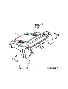 Base Console parts for Husqvarna Gas Snowblower 96193009603 from AppliancePartsPros.com