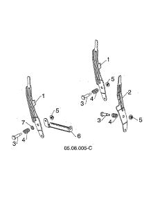 Lever Control parts for Husqvarna Gas Snowblower 96193009603 from AppliancePartsPros.com