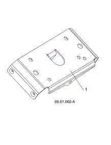 Small Mounting Plate parts for Husqvarna Gas Snowblower 96193009603 from AppliancePartsPros.com