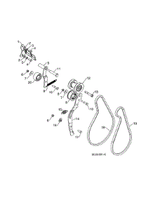 Engine Pulley / Drive & Impeller Belts parts for Husqvarna Gas Snowblower 96193009603 from AppliancePartsPros.com