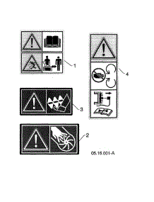 Decals parts for Husqvarna Gas Snowblower 96193009603 from AppliancePartsPros.com