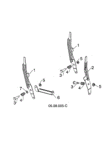 Control Lever parts for Husqvarna Gas Snowblower 96193009604 from AppliancePartsPros.com