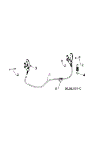 Interlock Cable parts for Husqvarna Gas Snowblower 96193009604 from AppliancePartsPros.com