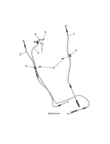 Drive & Auger Cables parts for Husqvarna Gas Snowblower 96193009604 from AppliancePartsPros.com