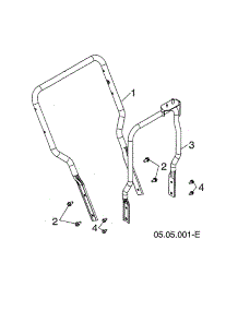 Lower Handle parts for Husqvarna Gas Snowblower 96193009604 from AppliancePartsPros.com