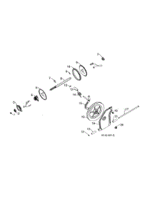 Friction Pulley parts for Husqvarna Gas Snowblower 96193009604 from AppliancePartsPros.com