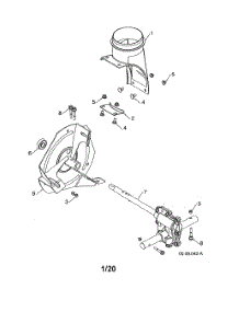 Impeller / Discharge Chute parts for Husqvarna Gas Snowblower 96193009605 from AppliancePartsPros.com