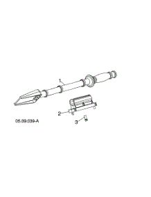 Cleanout Tool parts for Husqvarna Gas Snowblower 96193009605 from AppliancePartsPros.com