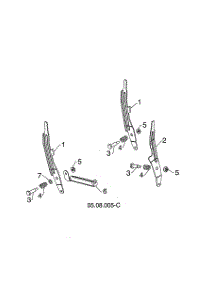 Lever Control Speed / Defl / Chute Rot parts for Husqvarna Gas Snowblower 96193009605 from AppliancePartsPros.com