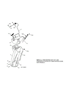Chute Weldment / Deflector parts for Husqvarna Gas Snowblower 96193009605 from AppliancePartsPros.com