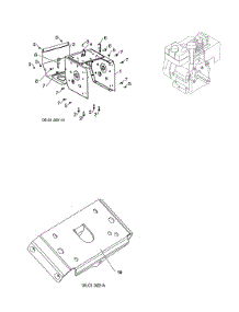 Engine Frame & Mount parts for Husqvarna Gas Snowblower 96193009605 from AppliancePartsPros.com