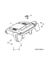 Base Console parts for Husqvarna Gas Snowblower 96193009703 from AppliancePartsPros.com