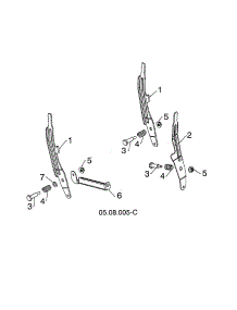Speed & Chute Levers parts for Husqvarna Gas Snowblower 96193009703 from AppliancePartsPros.com